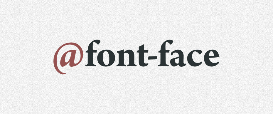 CSS font-face directive