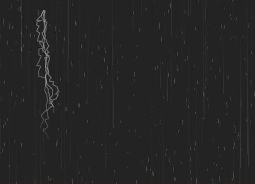 Молния и дождь с помощью HTML5 Canvas