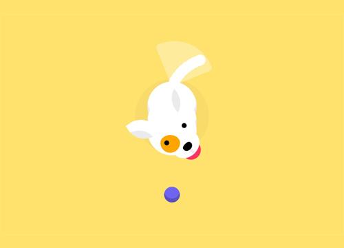 Meshi The Dog с CSS анимациями