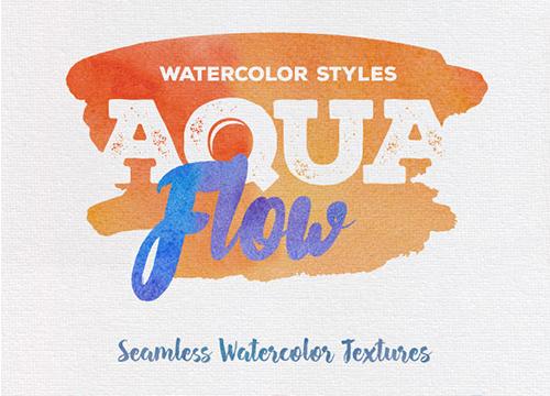 «Акварельные» текстуры Aqua Flow